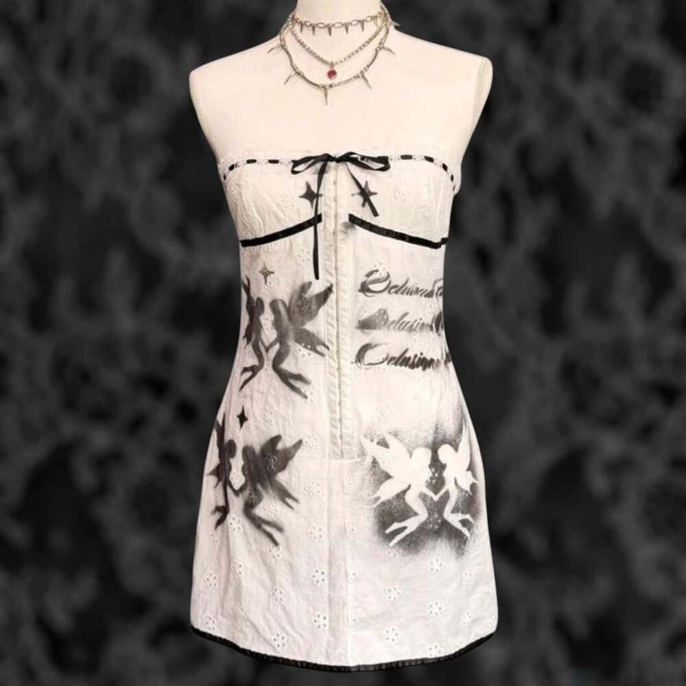 west of MELROSE Reworked Fairycore Mini Dress